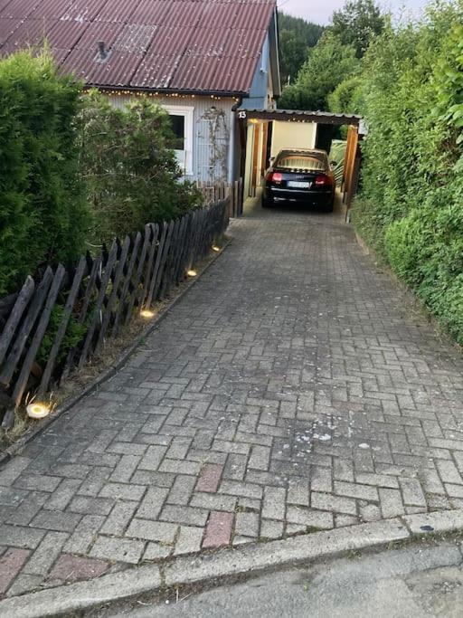 Behagliches Nurdachhaus Im Ferienhausgebiet Langelsheim Buitenkant foto