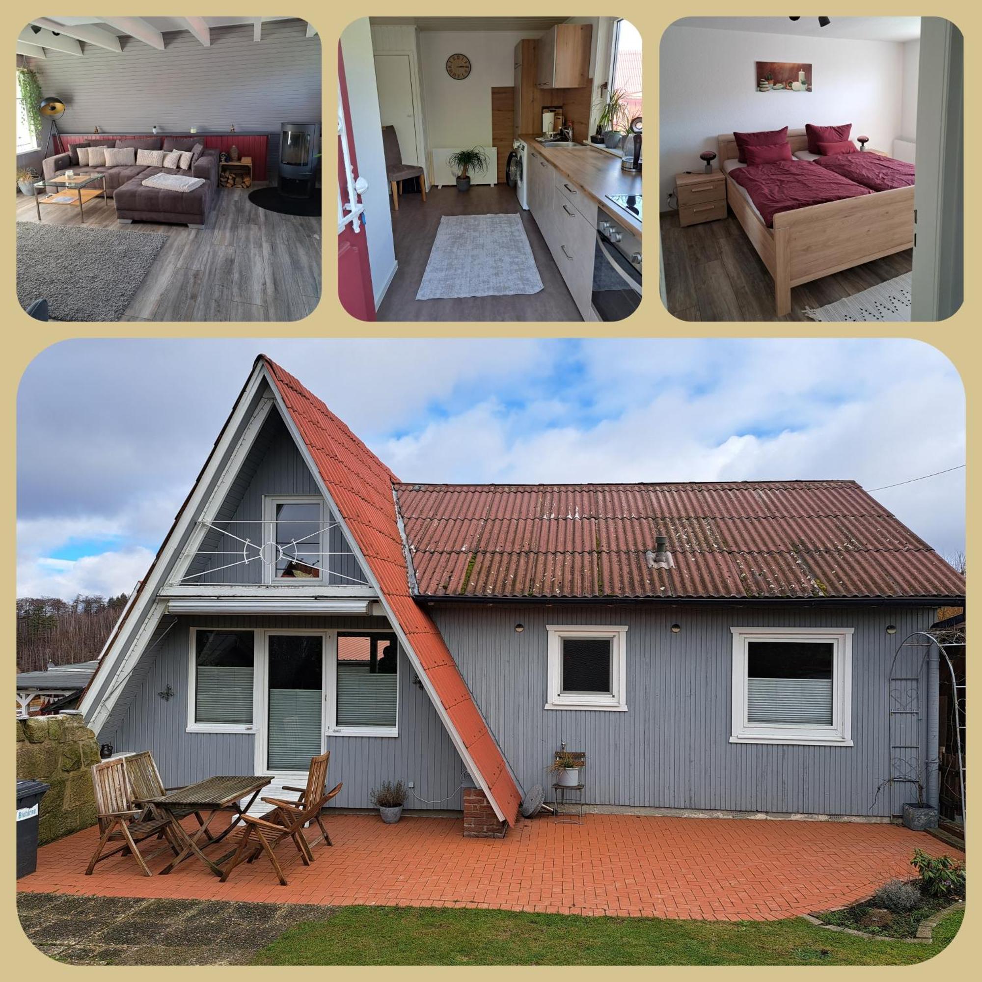 Behagliches Nurdachhaus Im Ferienhausgebiet Langelsheim Buitenkant foto